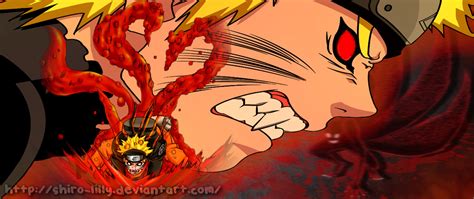 Rage Of Kyuubi Naruto By Shiro Lilly On Deviantart