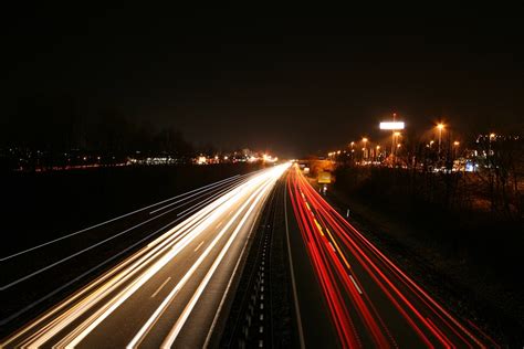 Long Exposure Autos Highway · Free Photo On Pixabay