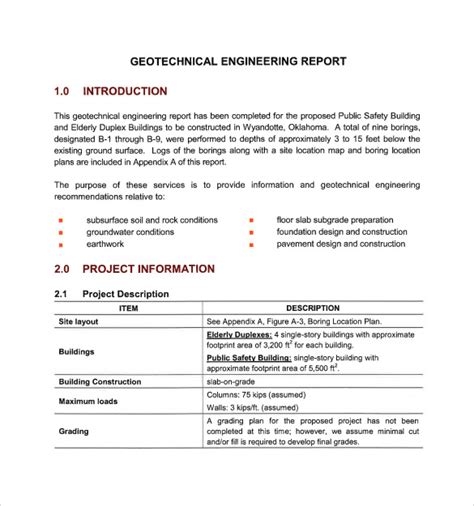 Free 17 Sample Engineering Reports In Pdf Ms Word Pages