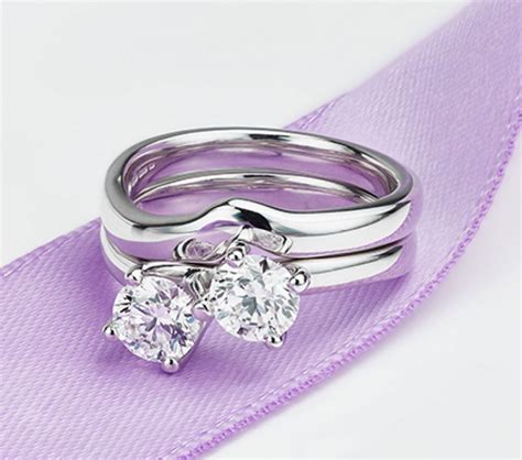 2 Stone Engagement Rings Two Stone Diamond Engagement Rings