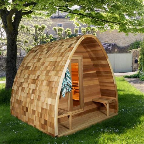 We have indoor & outdoor sauna kits. Dundalk Outdoor Pod Sauna, Heater included, customizable ...