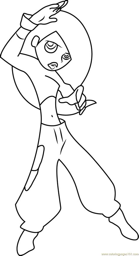 Hello there everyone , our latest update coloringsheet which your kids canuse with is drawing kim possible coloring pages, posted on kim. Kim Possible Play Karate Coloring Page - Free Kim Possible ...