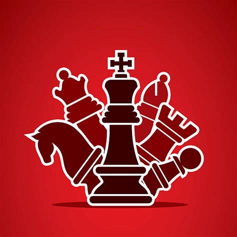 Red Queen Chess Piece Illustrations Royalty Free Vector Graphics
