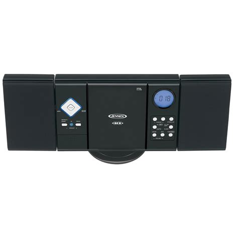 Jensen Wall Mountable Vertical Loading Cd Player With Stereo Speakers