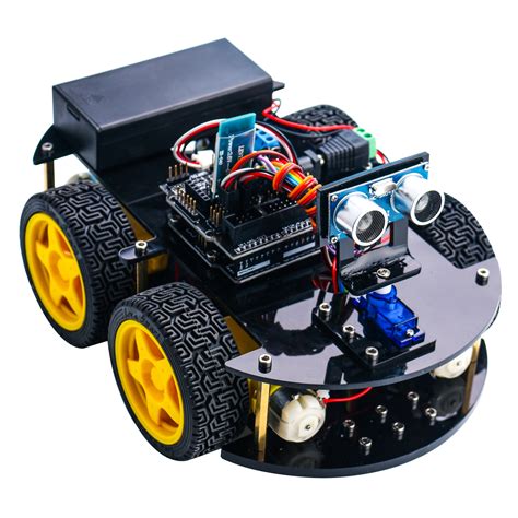 24in1 Elegoo Uno Smart Robot Car Kit With Rechargeable Batteries Robu