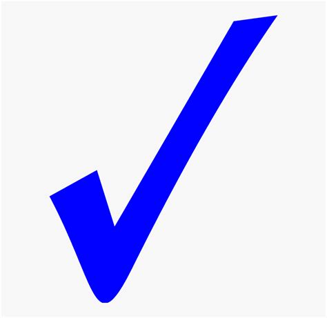 Check Mark Symbol Blue Clip Art Blue Checkmark Symbol Hd Png