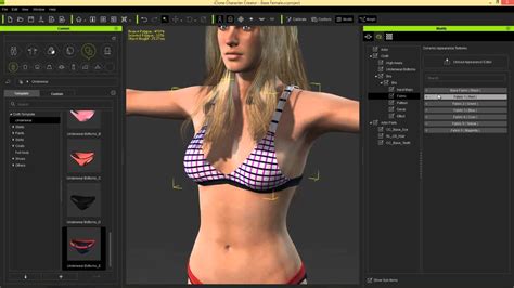 Iclone Character Creator Tutorial Clothing Design And Structure Youtube