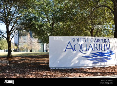 South Carolina Aquarium On Charleston Harbor Sc Usa Stock Photo Alamy