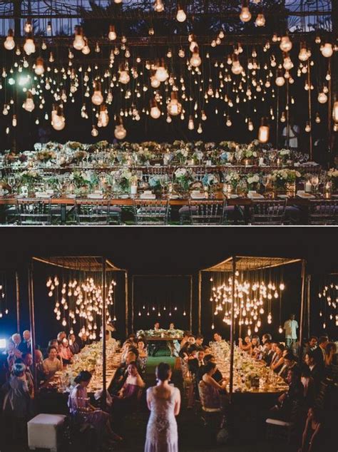 20 Breathtaking Wedding Reception Lighting Ideas You Can Steal Roses