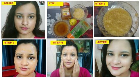 How To Get Clear Glowing Skin In 15 Minutes Skin Lightening Face Pack