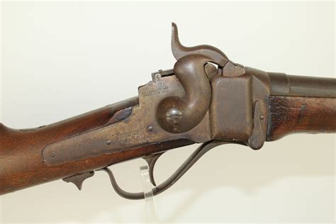 Antique Civil War Sharps New Model 1863 10th Cavalry Carbine 002
