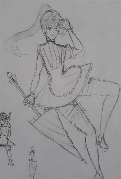 Edward In A Maid Outfit By Fekeshi On Deviantart