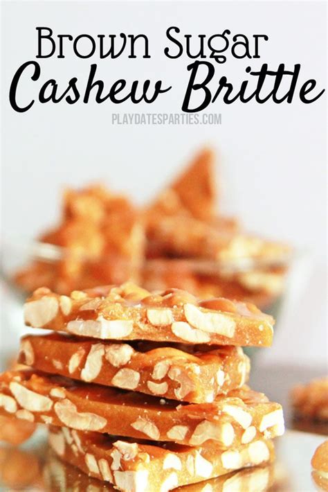 Brown Sugar Cashew Brittle