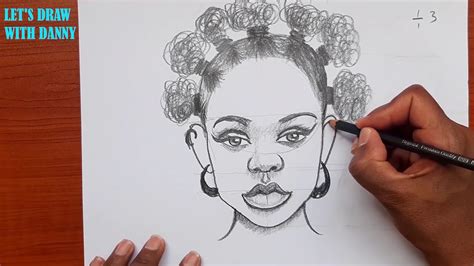 How To Draw African American Girl Step By Step How To Draw Black Girl
