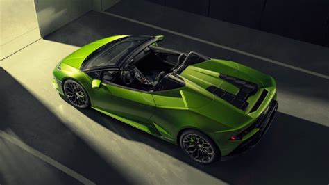 Lamborghini Unveils Its New Convertible The Huracán Evo Spyder