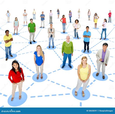 Gruppen Leute Social Networking Konzept Stockbild Bild Von Kultur