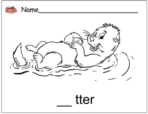 Otter 10669 Animals Printable Coloring Pages