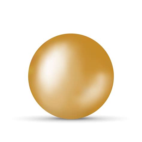 Premium Vector Vector Illustration With Golden Ball