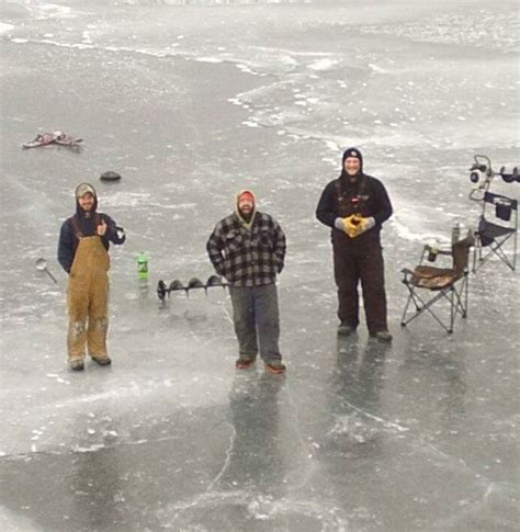 Ice Fishing On Moosehead Lake Maine Photo Credit Chris Morin Ice