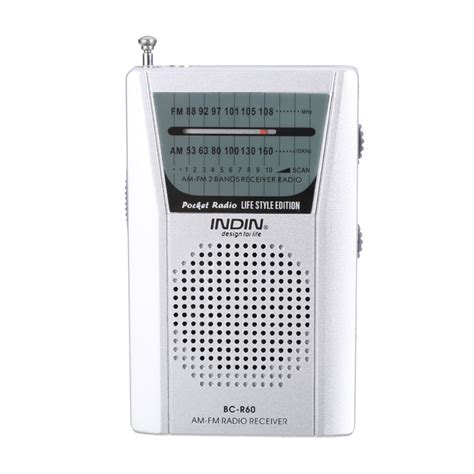 Mini Portable Silver Redio Dc 3v Pocket Am Fm Radio Speaker High