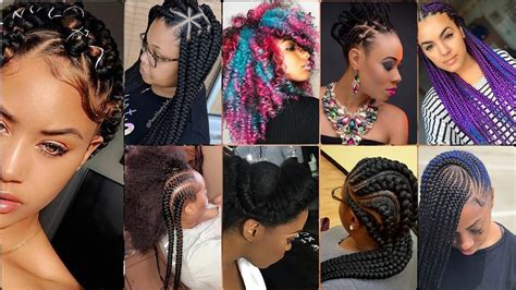Latest Female Hairstyles In African And Nigeria Braids Youtube