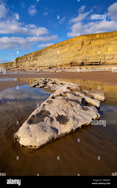Dunraven Bay In The Winter Sun At Southerndown On The Glamorgan