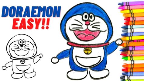 How To Draw Doraemon Easy Step By Step Guide Drawing For Kids Youtube