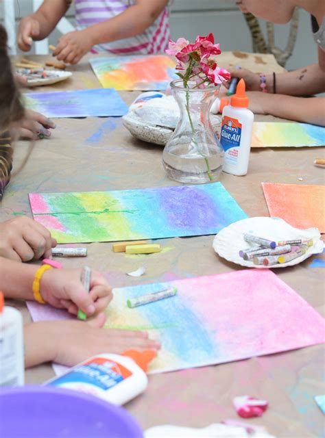 Salt Painting Art Work Process Art For Kids Meri Cherry