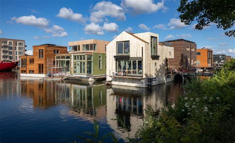 Embracing A Wetter Future The Dutch Turn To Floating Homes Greenbiz