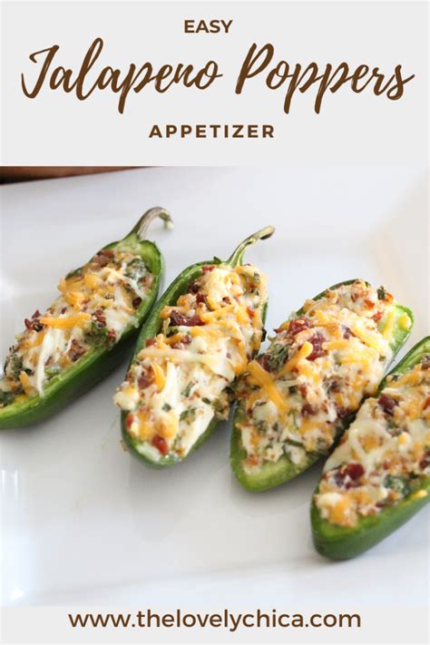 Easy Jalapeno Poppers Recipe The Lovely Chica