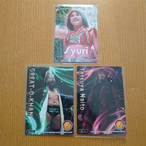 New Japan Pro Wrestling Stardom Card Tetsuya Naito Great O Khan Shuri