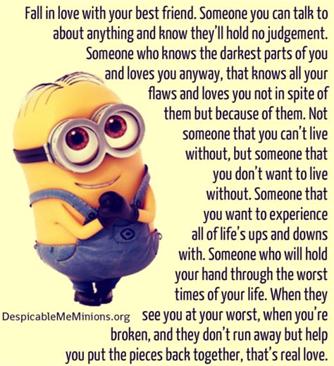 For all the best friends who love minions, a small collection of minion friendship quotes. 10 Best Minion Quotes For Friends