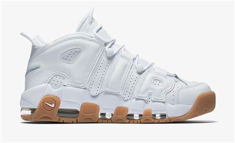 The Nike Air More Uptempo White Gum Is Available Now •