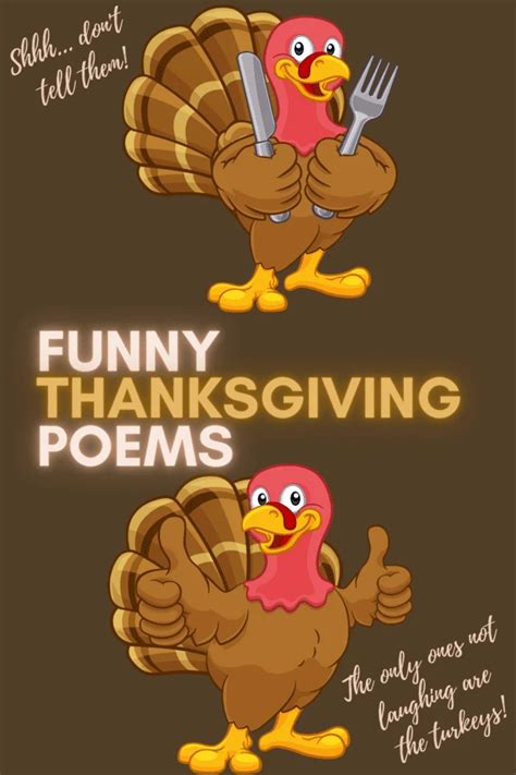 Funny Thanksgiving Poems 2022