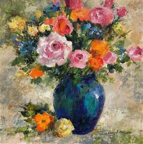 Nancy F Morgan Gallery Of Original Fine Art Flower Art Painting Art