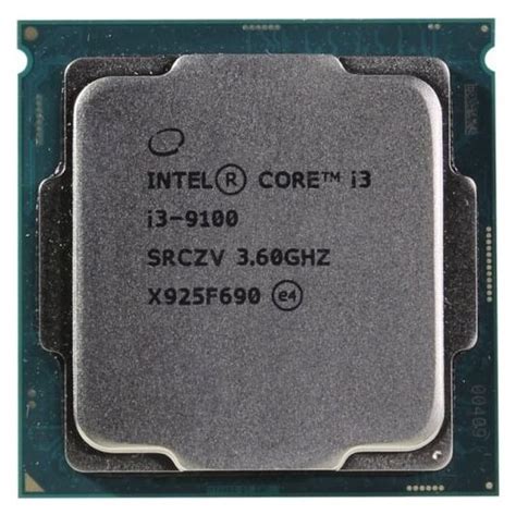 Процессор Intel Core I3 9100 купить Процессоры в интернет магазине Ф Центр