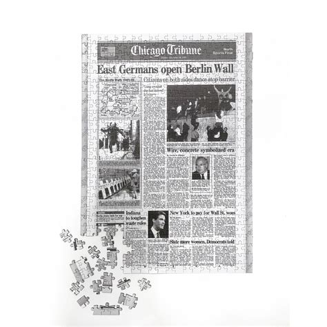 Chicago Tribune Custom Front Page Puzzle Shop The Chicago Tribune
