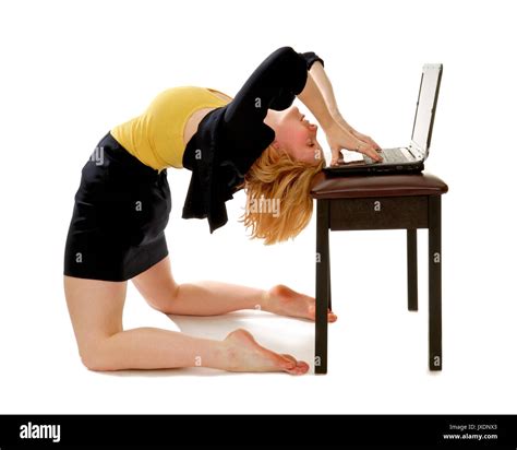 Bend Bending Over Cut Out Stock Images And Pictures Alamy