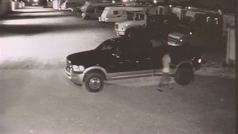 Suspected Trailer Thief Caught On Camera