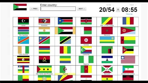 Attempting The Flags Of Africa Quiz On Sporcle Youtube