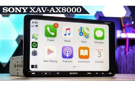Head Unit Sony Xav Ax8000 Android Auto And Apple Carplay Sony Audio