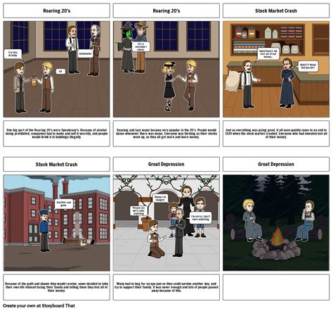 The Great Depression Storyboard By A2d58663