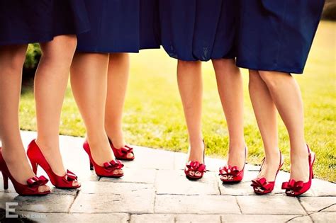navy dress with red shoes wedding shoes pinterest yellow bridesmaid dresses red wedding