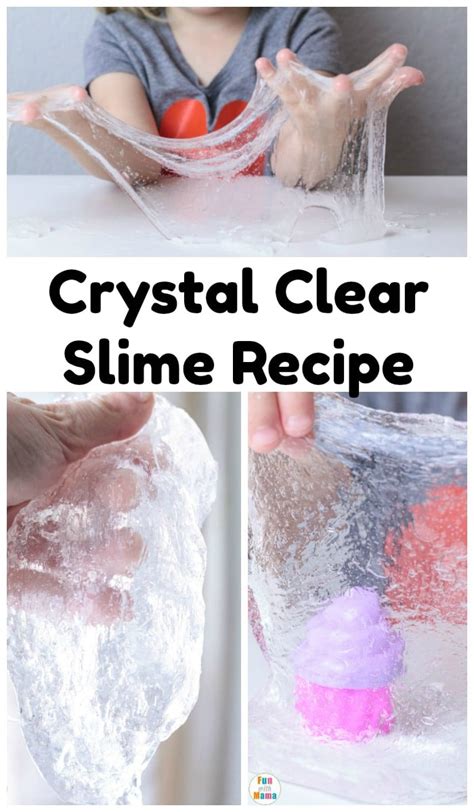 How To Make Clear Slime Easy Recipe Fun With Mama