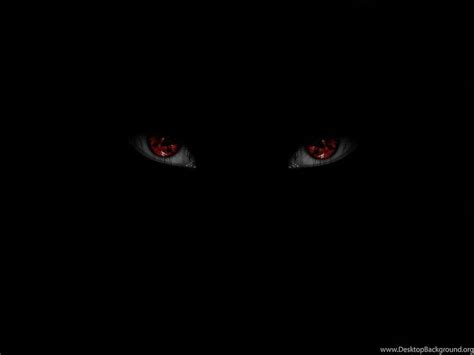 Red Eyes In Black Background