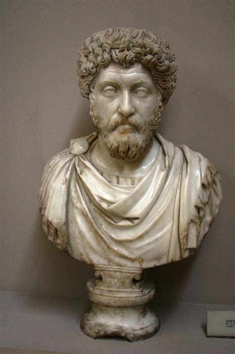 ANCIENT ART Ancient Roman Bust Of Emperor Marcus Aurelius