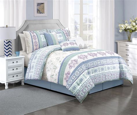 Bedding Paradise 7 Piece Luxury Embroidered Comforter Set