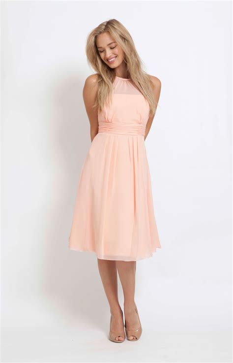 Catherine Short Peach From Maids To Measure Peach Bridesmaid Dresses