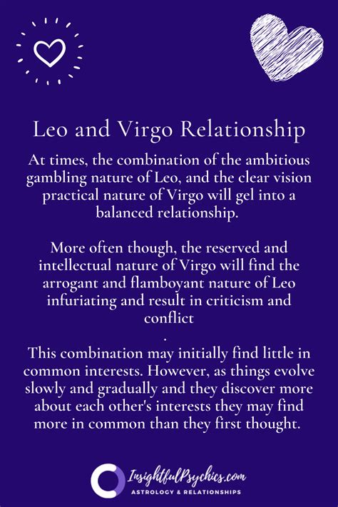 Leo And Virgo Compatibility Sex Love And Friendship
