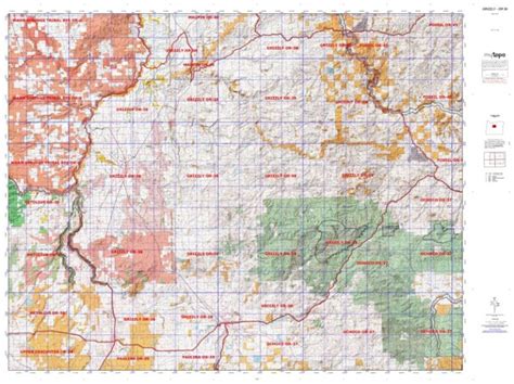 Oregon Unit 38 Topo Maps Hunting And Unit Maps Huntersdomain